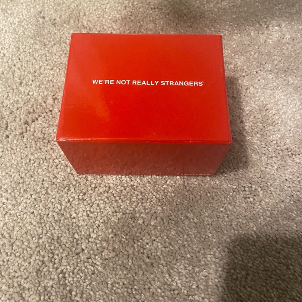 We're Not Really Strangers Red Box